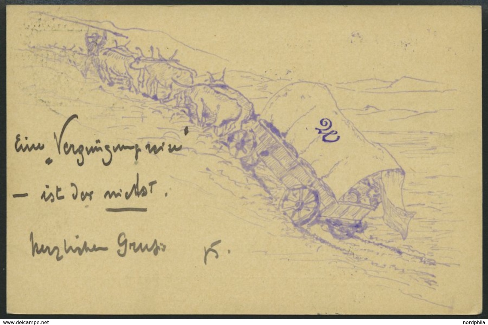 DSWA P 13 BRIEF, 1902, 5 Pf. Grün Mit Stempel WATERBERG, 27.3. (ohne Jahreszahl 1902), Prachtkarte Nach Oppeln - África Del Sudoeste Alemana