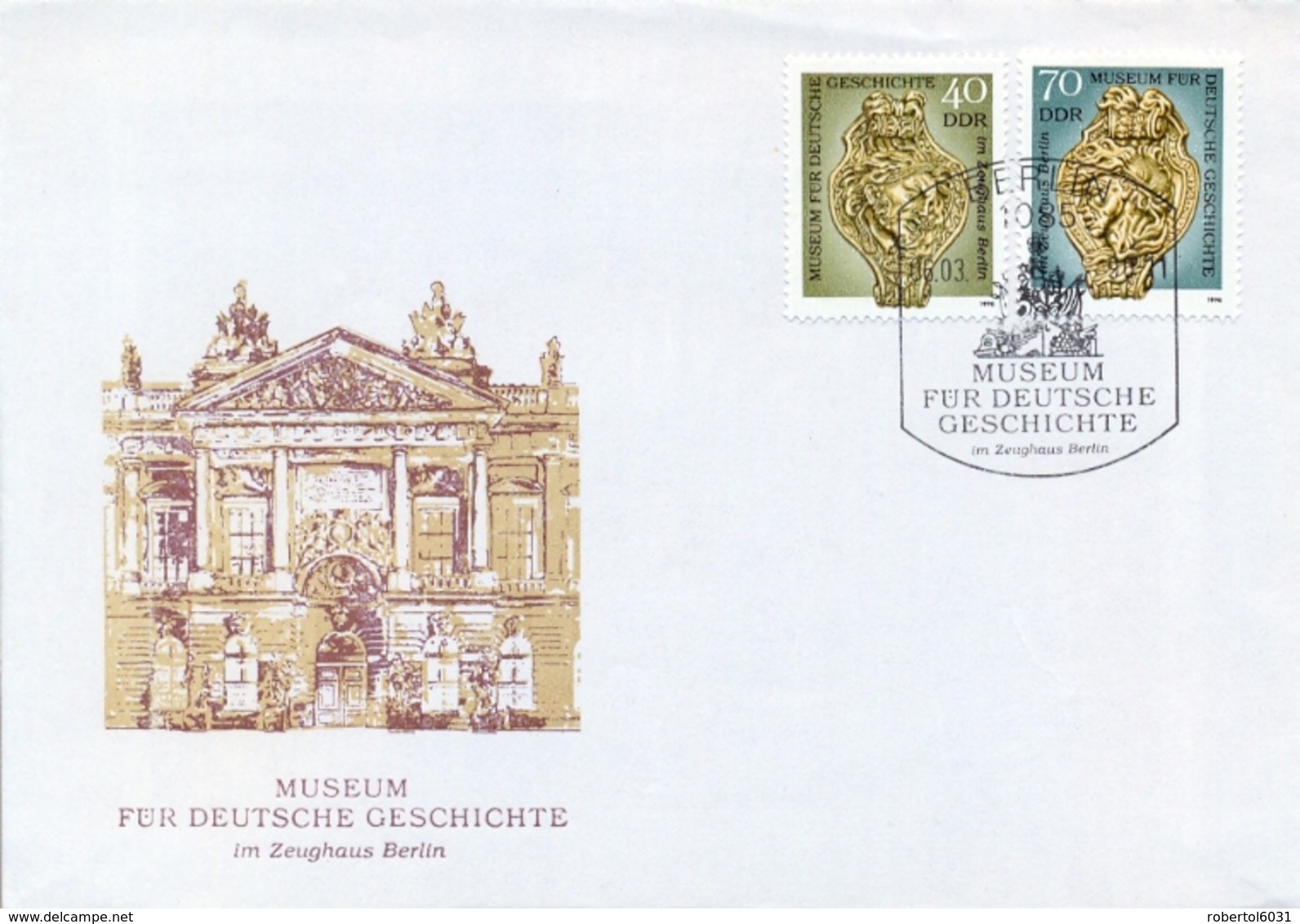 Germany DDR 1990 FDC Museum Of German History In Berlin - Altri & Non Classificati