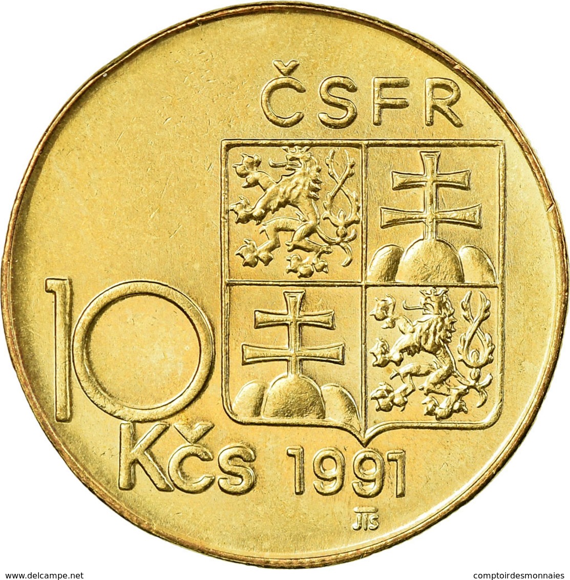 Monnaie, Tchécoslovaquie, 10 Korun, 1991, SUP, Nickel-Bronze, KM:153 - Tchécoslovaquie