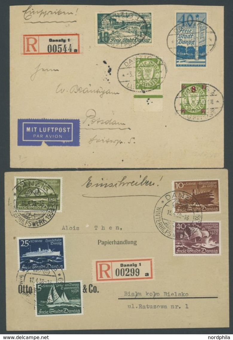 SAMMLUNGEN, LOTS 1920-37, Kleine Interessante Partie Von 6 Verschiedenen Belegen, Pracht - Other & Unclassified