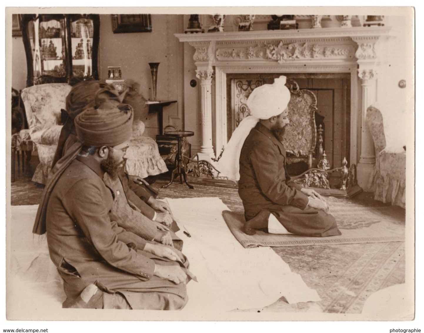 Londres Khalifatul Masih Islam Priere A Chesham Place Ancienne Photo 1924 - Autres & Non Classés