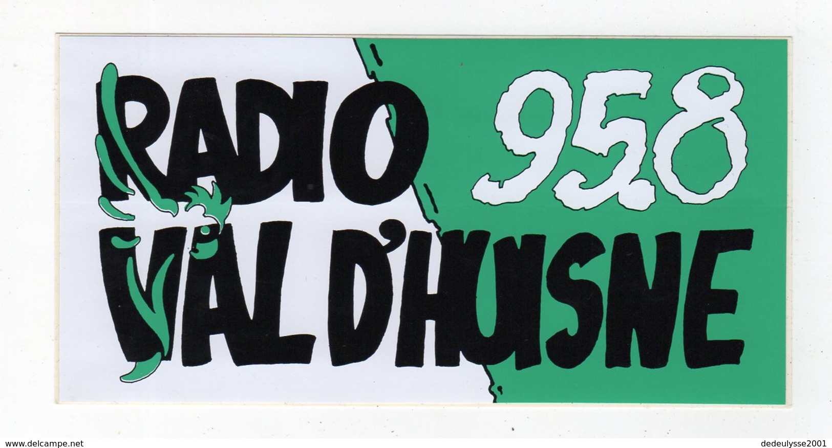 Dec19   86438    Autocollant    Radio Val D'huisne  72 La Ferté Bernard - Autocollants