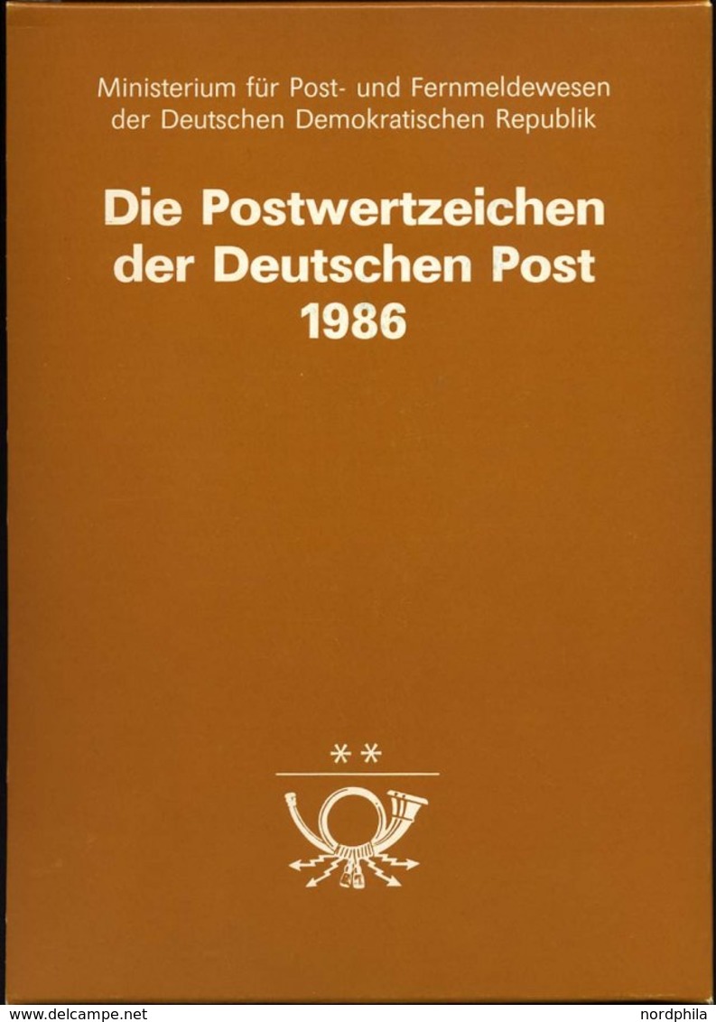 JAHRESZUSAMMENSTELLUNGEN J 3 **, 1986, Jahreszusammenstellung, Pracht, Mi. 100.- - Other & Unclassified