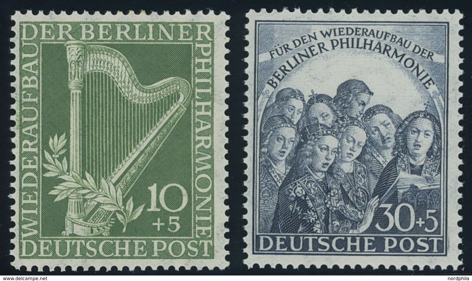 BERLIN 72/3 **, 1950, Philharmonie, Pracht, Mi. 140.- - Otros & Sin Clasificación