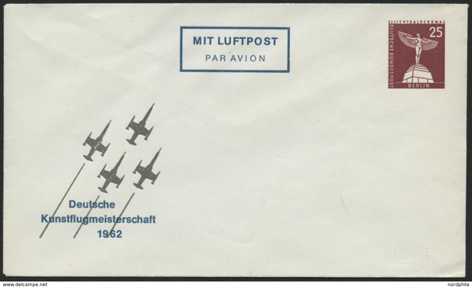 GANZSACHEN A.PU 19/9-26 BRIEF, Privatpost: 1956, 25 Pf. Bauten, 7 Verschiedene Ungebrauchte Ganzsachenumschläge, Pracht - Sonstige & Ohne Zuordnung