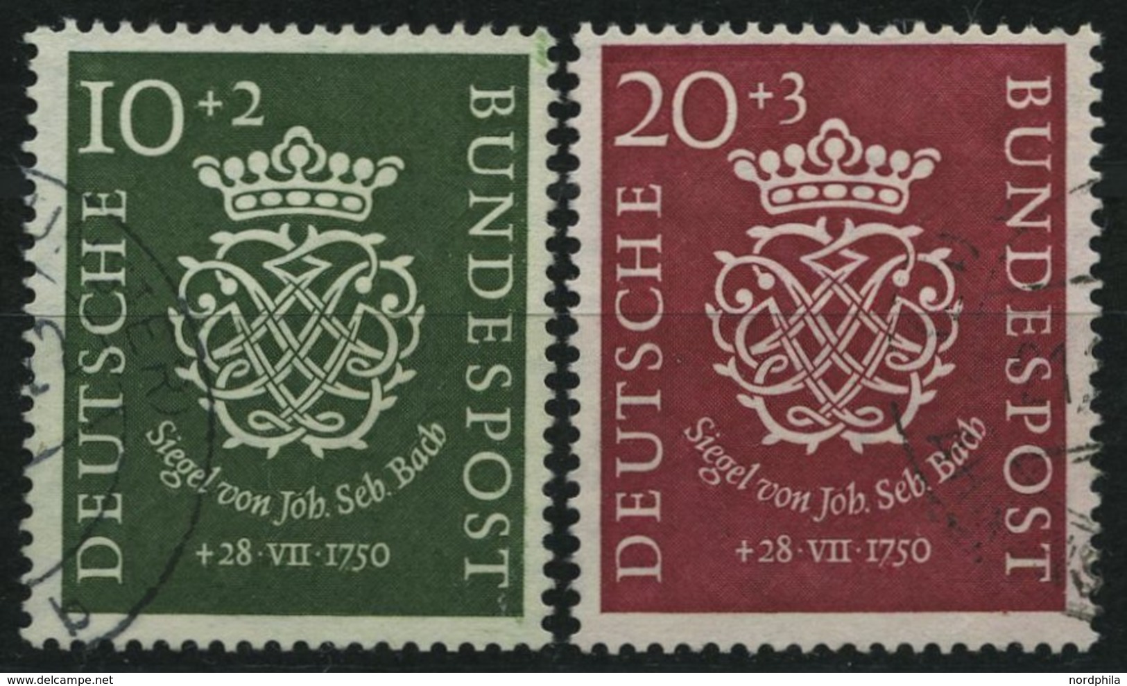 BUNDESREPUBLIK 121/2 O, 1950, Bach, üblich Gezähnt Pracht, Mi. 100.- - Otros & Sin Clasificación