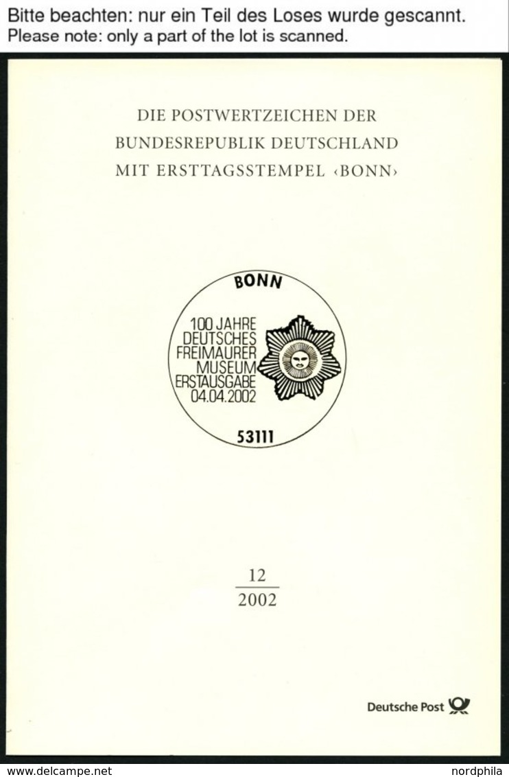 JAHRESSAMMLUNGEN Js 10 BrfStk, 2002, Jahressammlung, Pracht, Mi. 130.- - Other & Unclassified