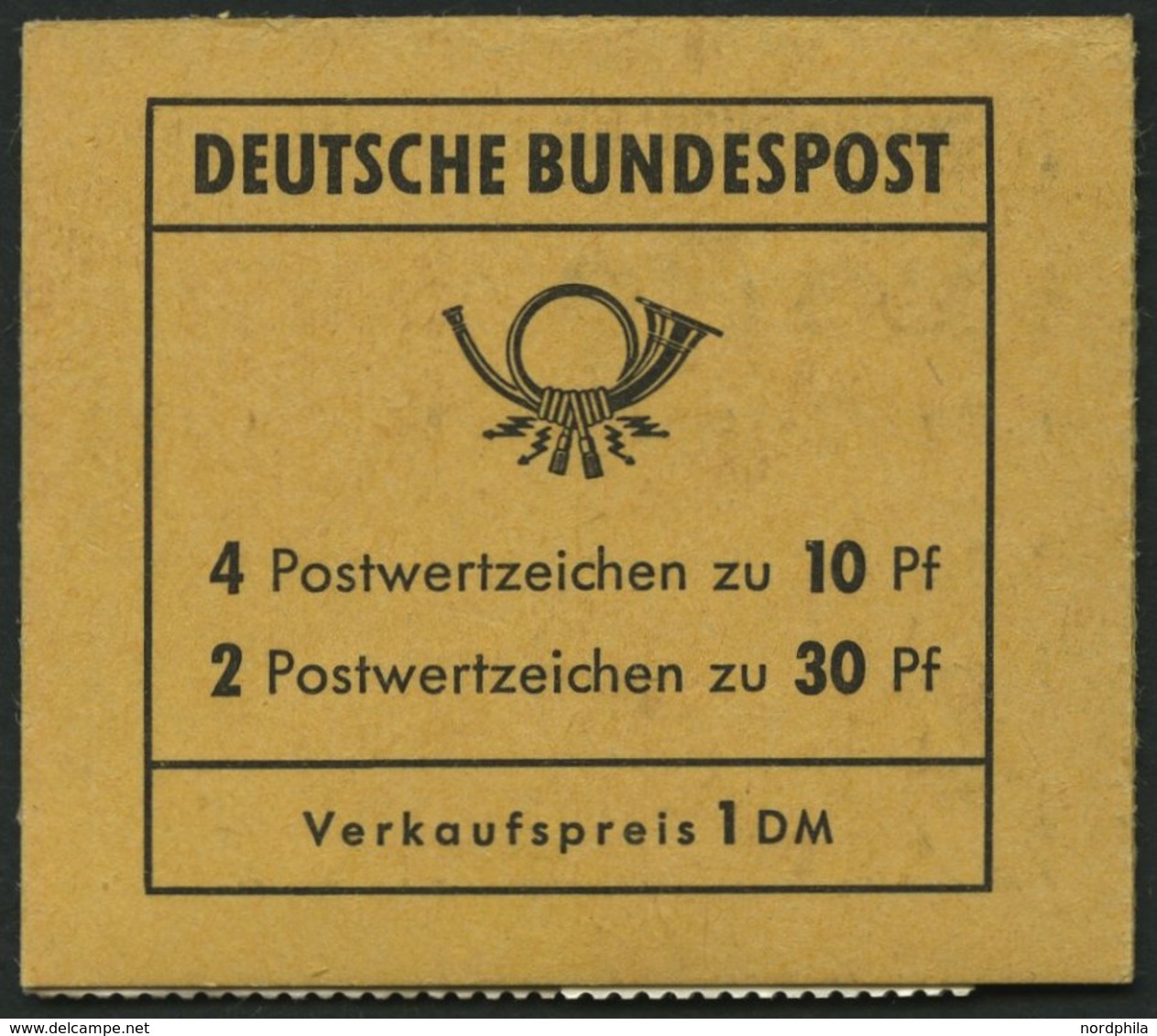 MARKENHEFTCHEN MH 16b **, 1972, Markenheftchen Unfallverhütung, Deckel D, Postgebühren Stand 1.7.1972, Pracht, Mi. 75.- - Other & Unclassified