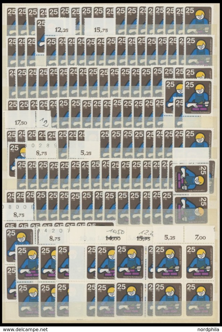 ENGROS 800-03 **, 1974, Jugend, 160 Postfrische Prachtsätze, Pracht, Mi. 1120.- - Variedades Y Curiosidades