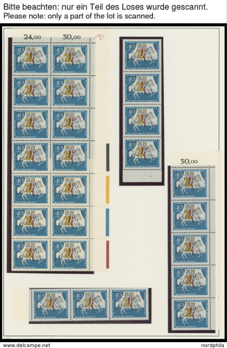 JAHRGÄNGE 412-88 VB **, 1964/5, 2 Postfrische Jahrgänge In Unterschiedlichen Mengen, 4 - 50x In Einheiten, Viele Randstü - Other & Unclassified