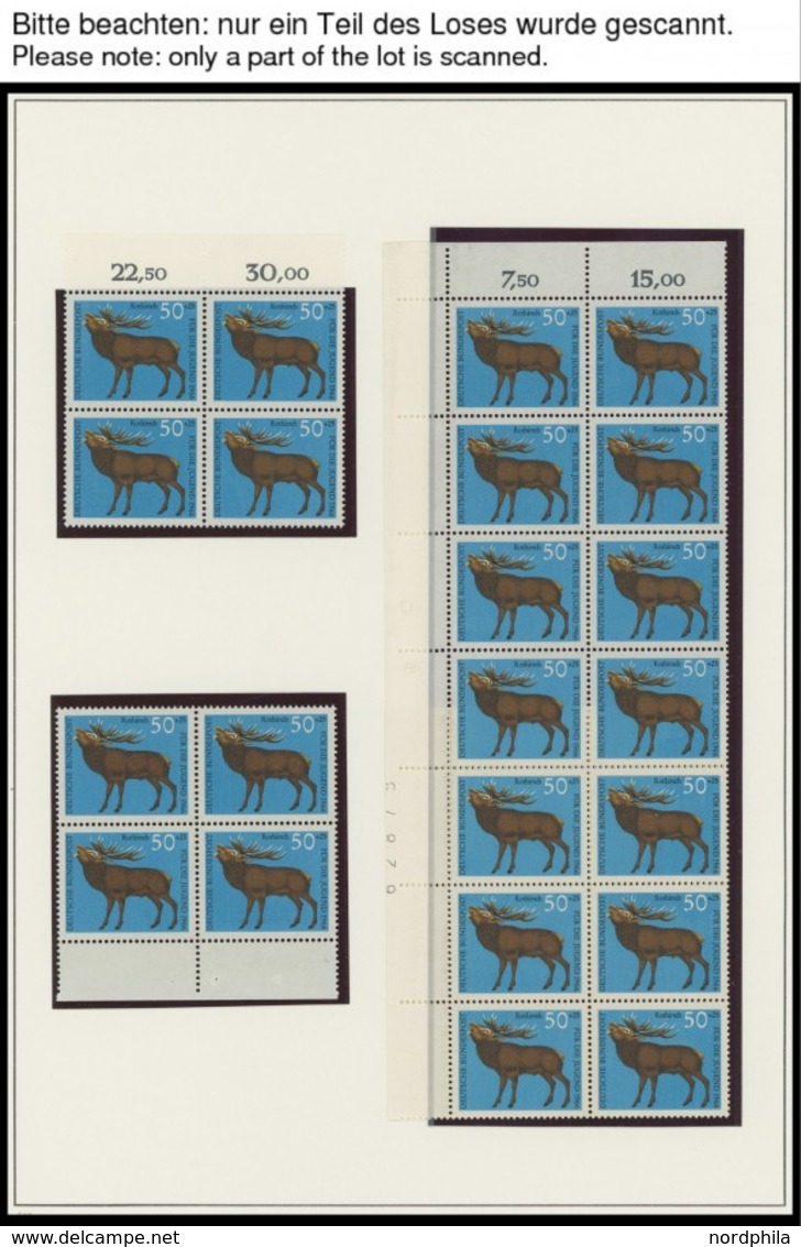 JAHRGÄNGE 489-528 VB **, 1966, Postfrischer Jahrgang, Meist 18x In Einheiten (teils Auch 50x In Bogenteilen), Bis Auf Mi - Sonstige & Ohne Zuordnung