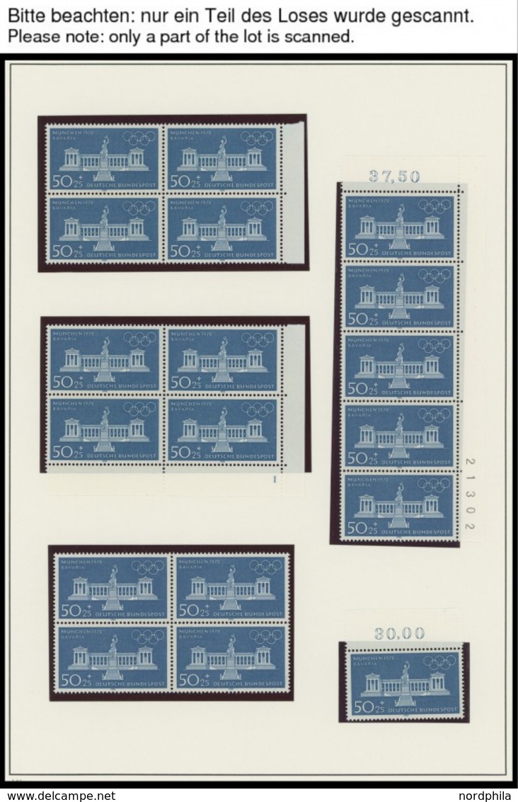 JAHRGÄNGE 612-57 VB **, 1970, Kompletter Postfrischer Jahrgang, 18 - 22x In Einheiten Plus Einzelmarke, Viele Randstücke - Other & Unclassified