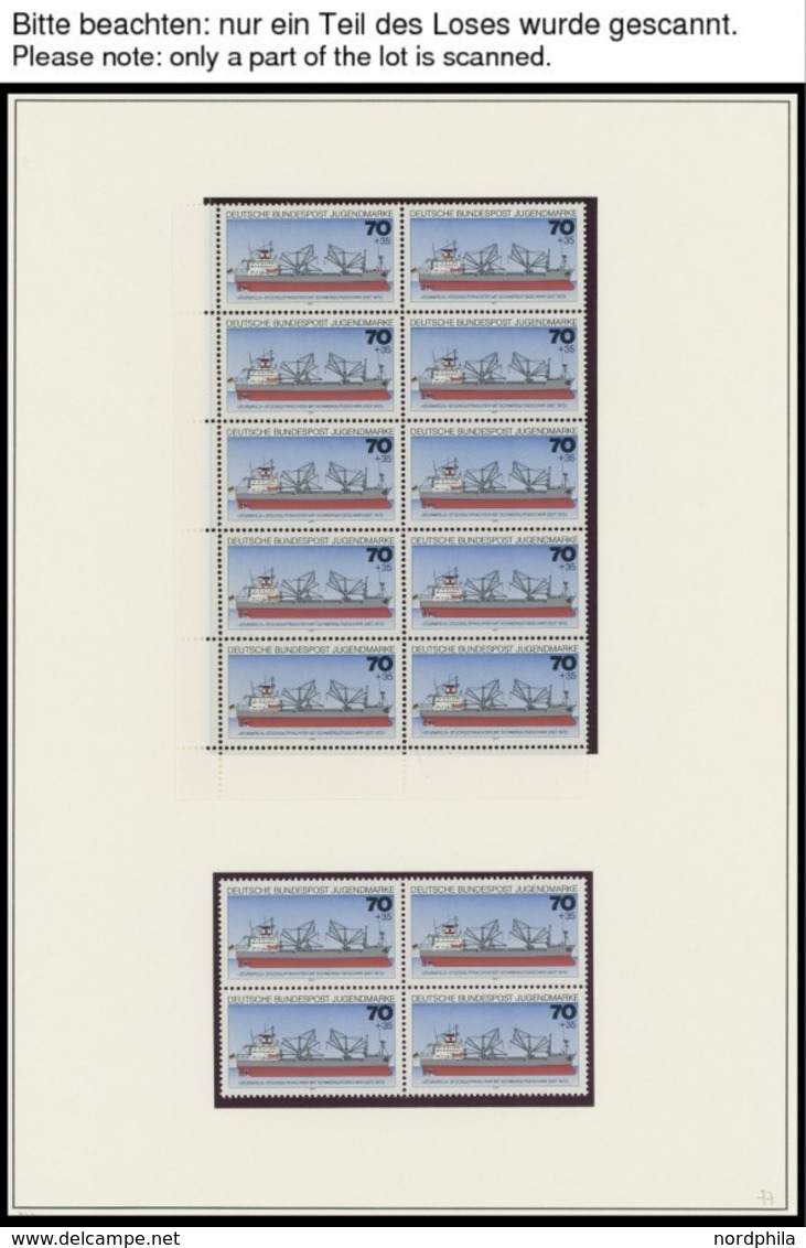 JAHRGÄNGE 913-Bl.15 VB **, 1977, Postfrischer Jahrgang, 18x (Mi.Nr. 926 Nur 17x) In Blockstücken, Zusätzlich Eine Einzel - Sonstige & Ohne Zuordnung