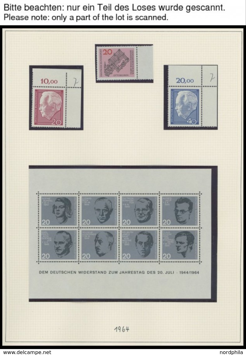 SAMMLUNGEN **, In Den Hauptnummern Komplette Postfrische Sammlung Bundesrepublik Von 1960-70 Im SAFE Album, Prachterhalt - Used Stamps