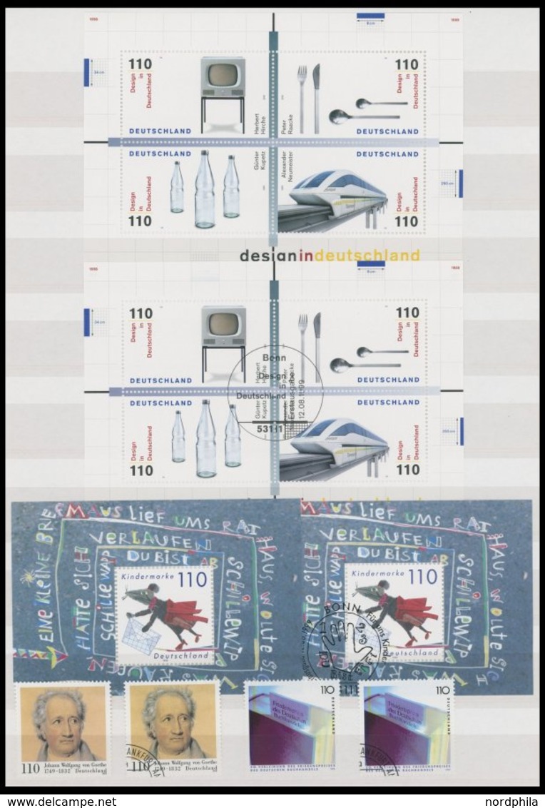 SAMMLUNGEN O,** , Sondermarken Bundesrepublik Von 1997 (ab Mi.Nr. 1942) - 2009, Komplett Mit Sauberen Eckstempeln, Bis 2 - Used Stamps