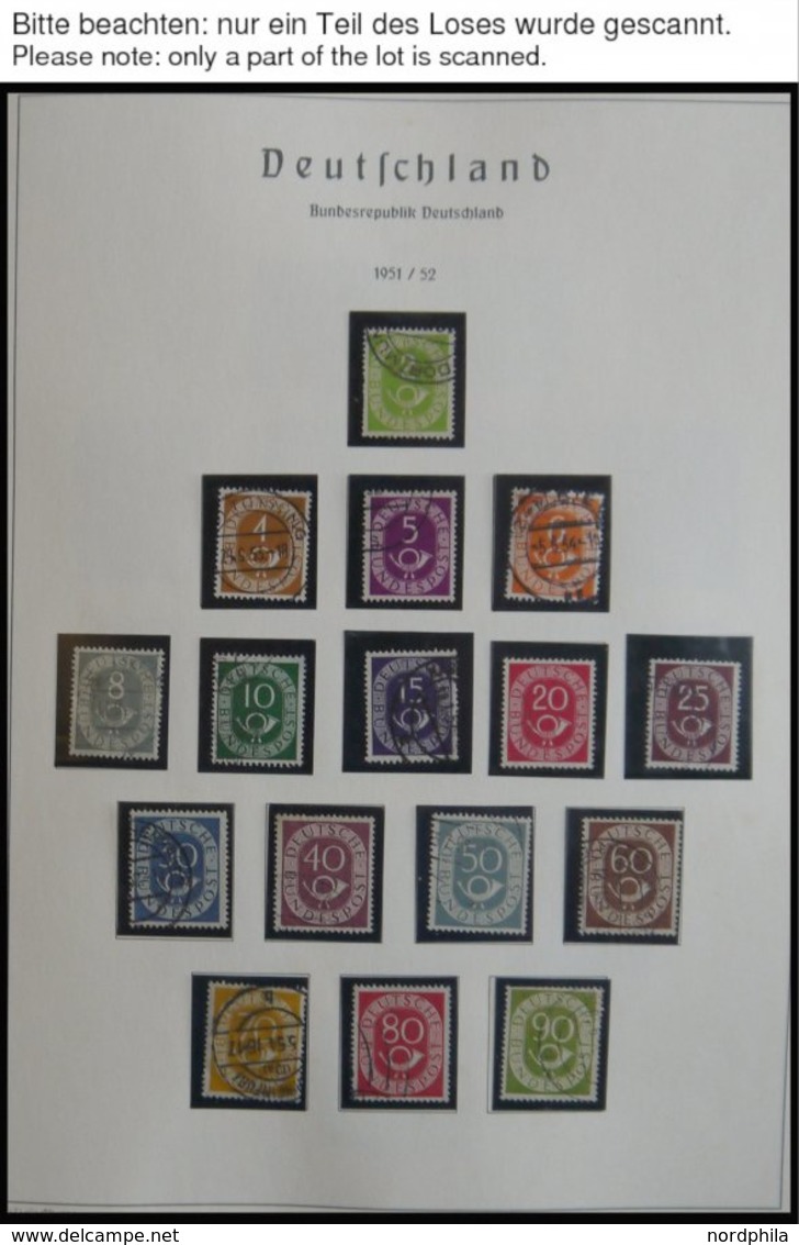 SAMMLUNGEN O,** , Fast Nur Gestempelte Sammlung Bundesrepublik Von 1958-76 Auf Leuchtturmseiten, Text Ab 1949 Mit Noch E - Used Stamps