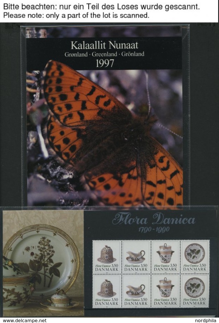 SAMMLUNGEN, LOTS **, Restpartie Mit Besonderheiten, Meist Färöer Und Grönland, Ab Ca. 1990, U.a. Mit Markenheftchen, Jah - Sonstige & Ohne Zuordnung