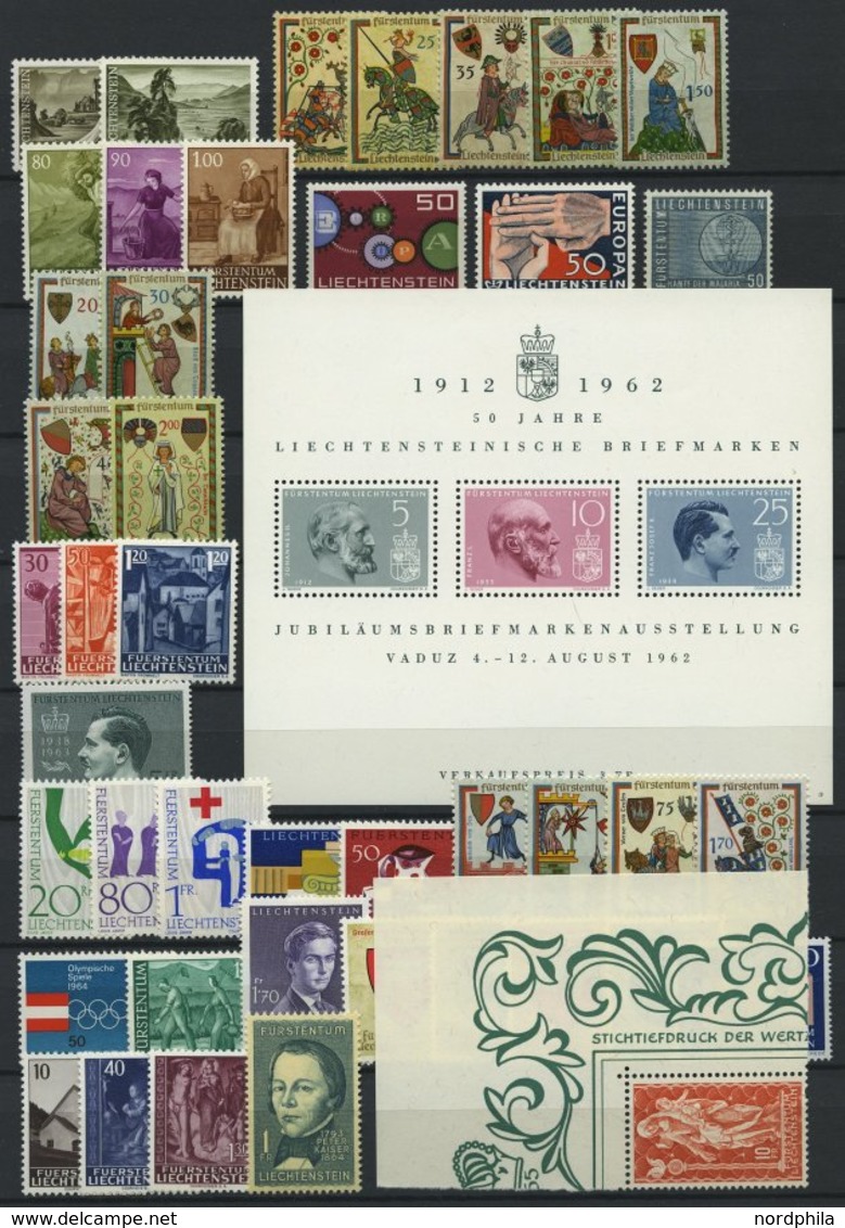 SAMMLUNGEN **, Komplette Postfrische Sammlung Liechtenstein Von 1961-70, Prachterhaltung - Sammlungen