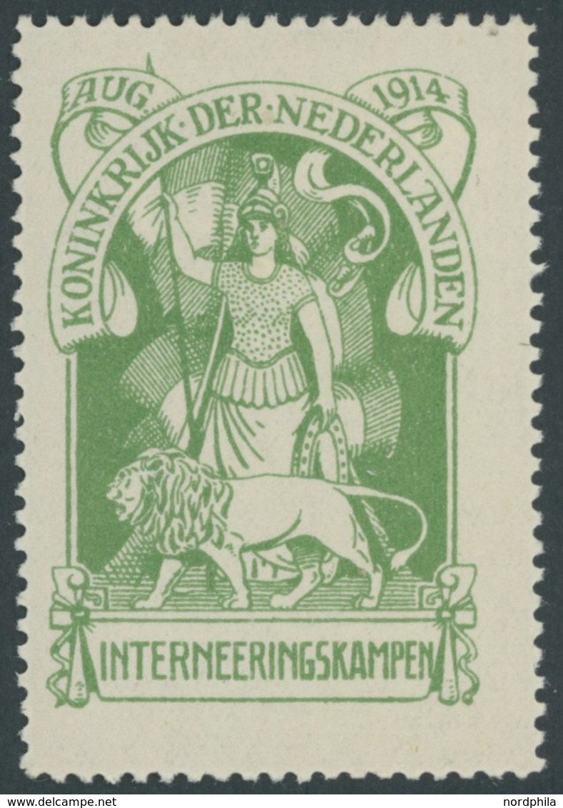 PORTOFREIHEITSMARKEN PF 1 *, 1916, Ohne Wertangabe In Grün, Mehrere Falzreste, Pracht, Mi. 160.- - Postage Due