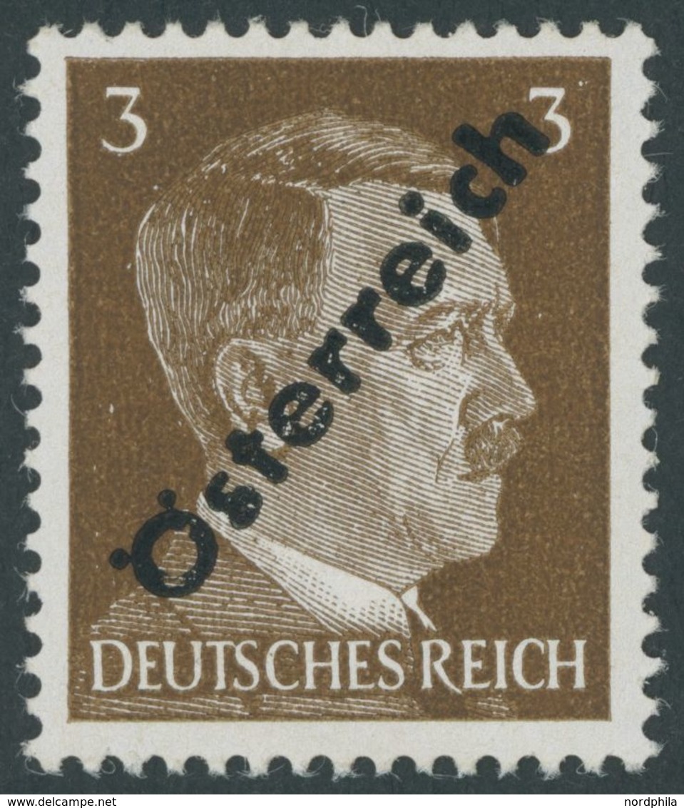 ÖSTERREICH 1945-1949 IVa **, 1945, Nicht Ausgegeben: 3 Pf. Dunkelgelbbraun, Postfrisch, Pracht, Mi. 100.- - Otros & Sin Clasificación