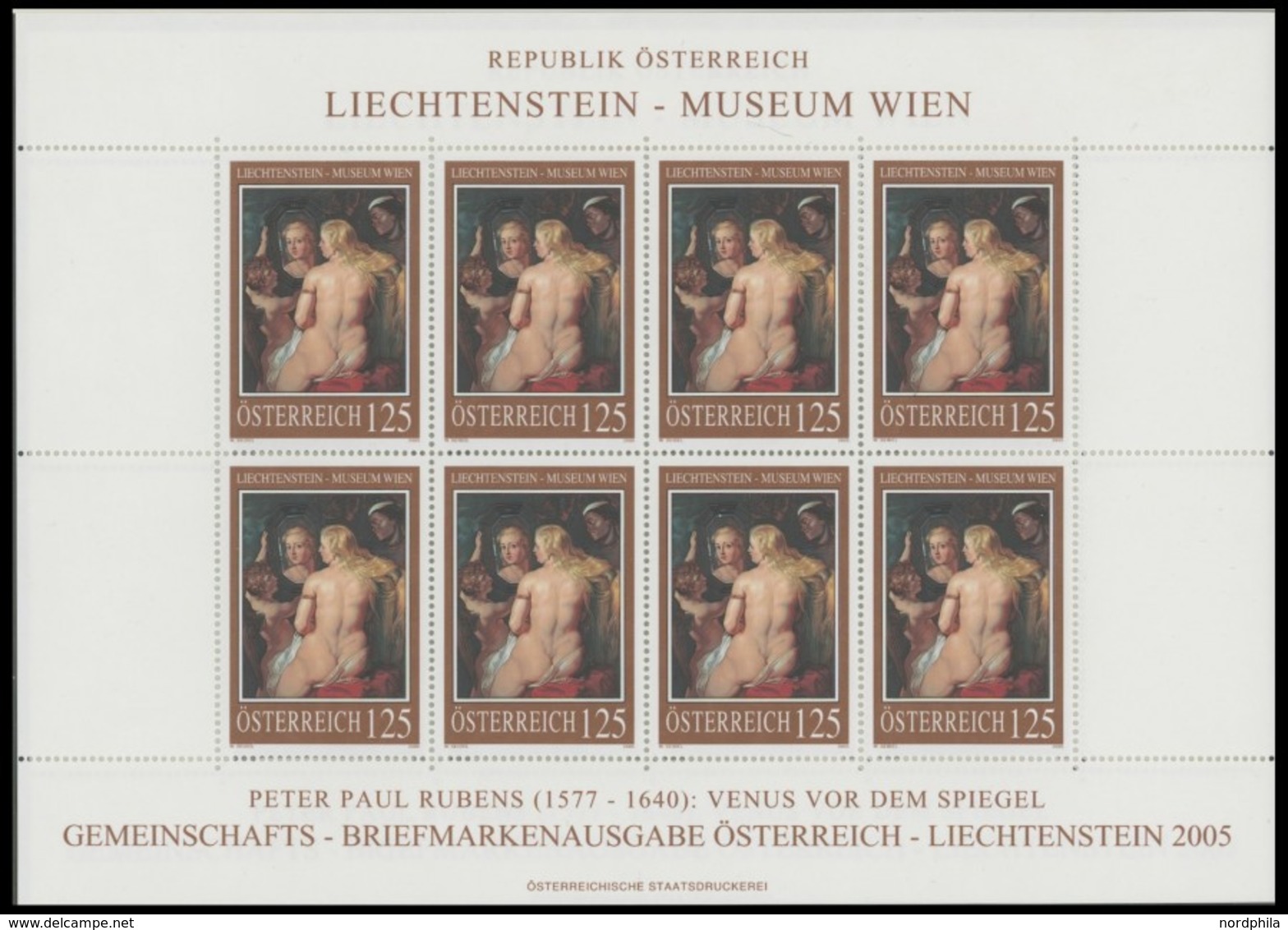 ÖSTERREICH AB 1950 2519,2532KB **, 2005, Gemälde Und Wasserflugzeug, Je Im Kleinbogen, Postfrisch, Pracht, 70.- - Usados