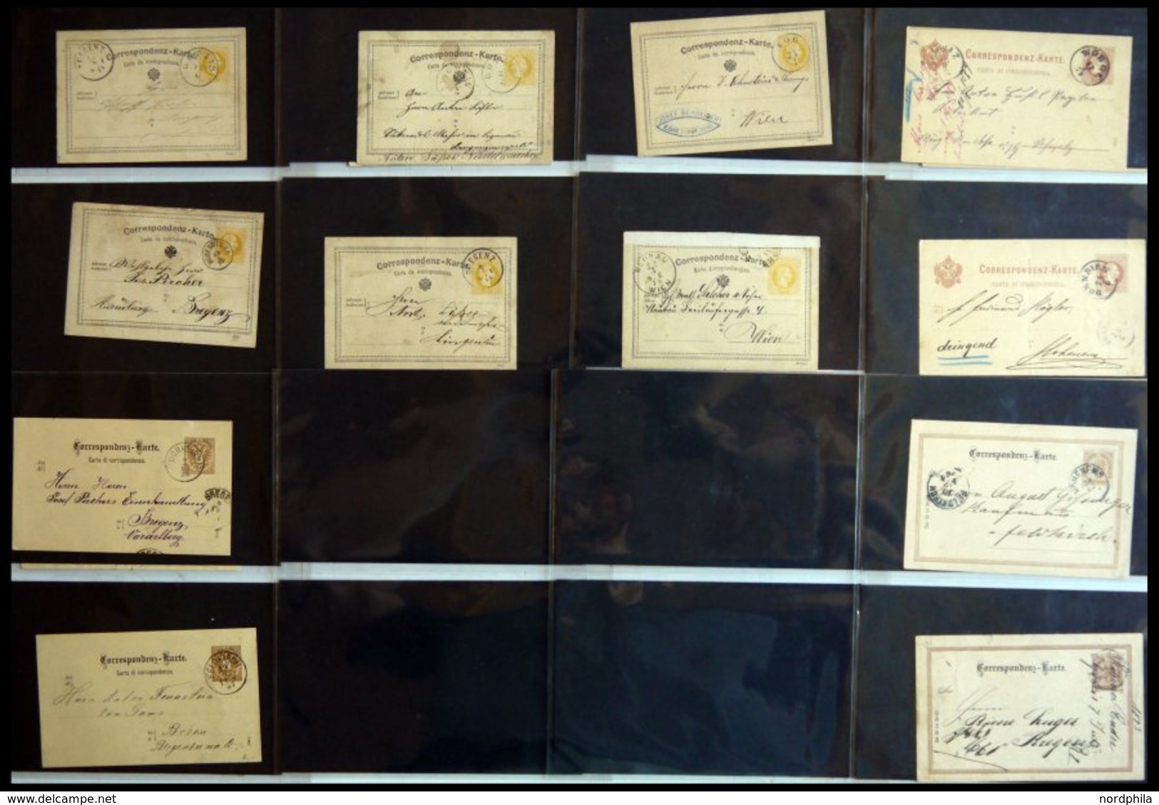 GANZSACHEN 1869-ca. 1920, Sammlung Von 62 Gebrauchten Ganzsachen (fast Nur Postkarten), Dabei Einige Bessere Abstempelun - Other & Unclassified