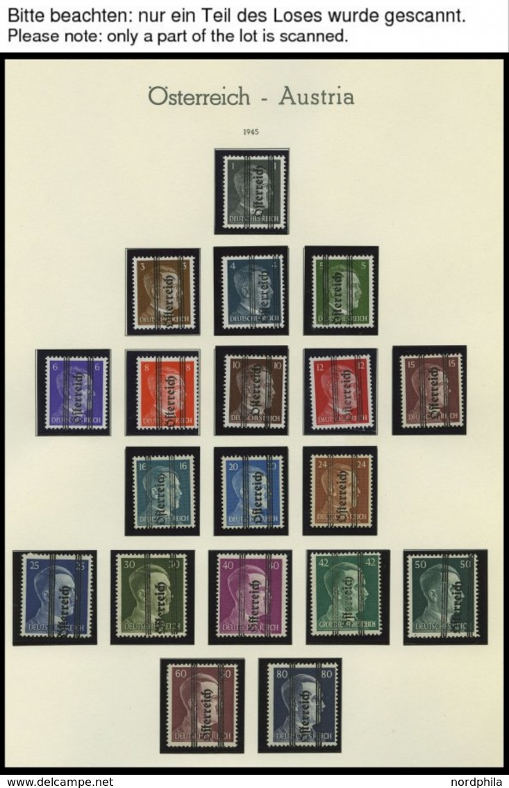 SAMMLUNGEN **, Komplette Postfrische Sammlung Österreich Von 1945 (ab Mi.Nr. 660) Bis 1993 In 2 Leuchtturm Alben Mit All - Colecciones