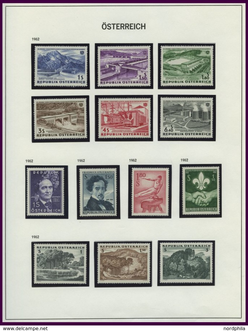 SAMMLUNGEN **, Komplette Postfrische Sammlung Österreich Von 1961-83, Prachterhaltung, Mi. 390.- - Sammlungen