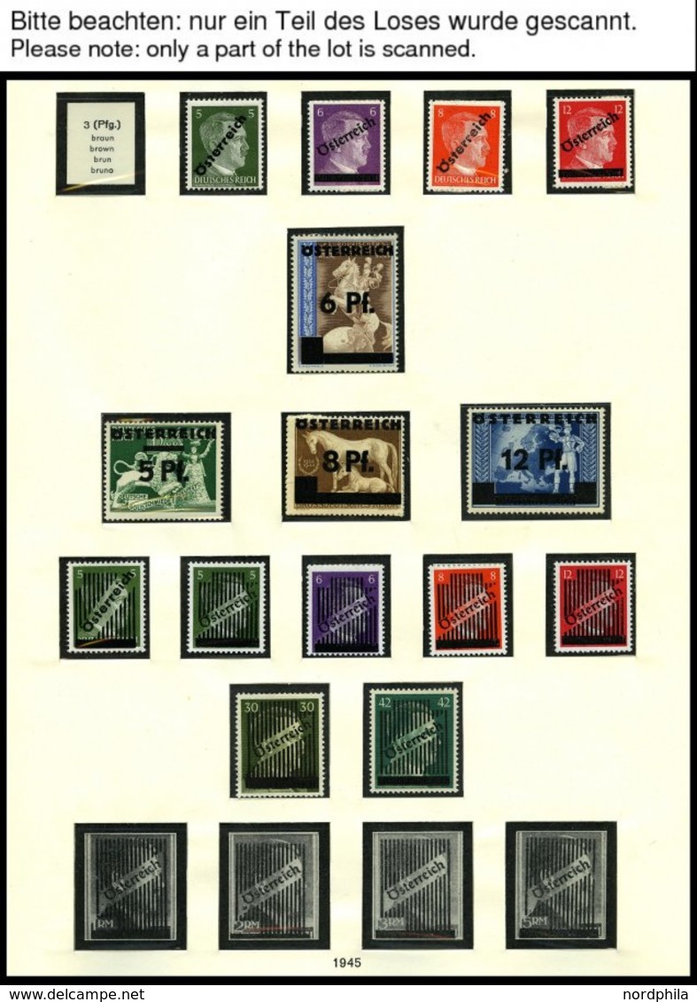 SAMMLUNGEN **, *, Fast Nur Postfrische Sammlung Österreich Von 1945-72, Ab Mi.Nr. 697 Bis Auf Wenige Ausgaben Komplett,  - Colecciones