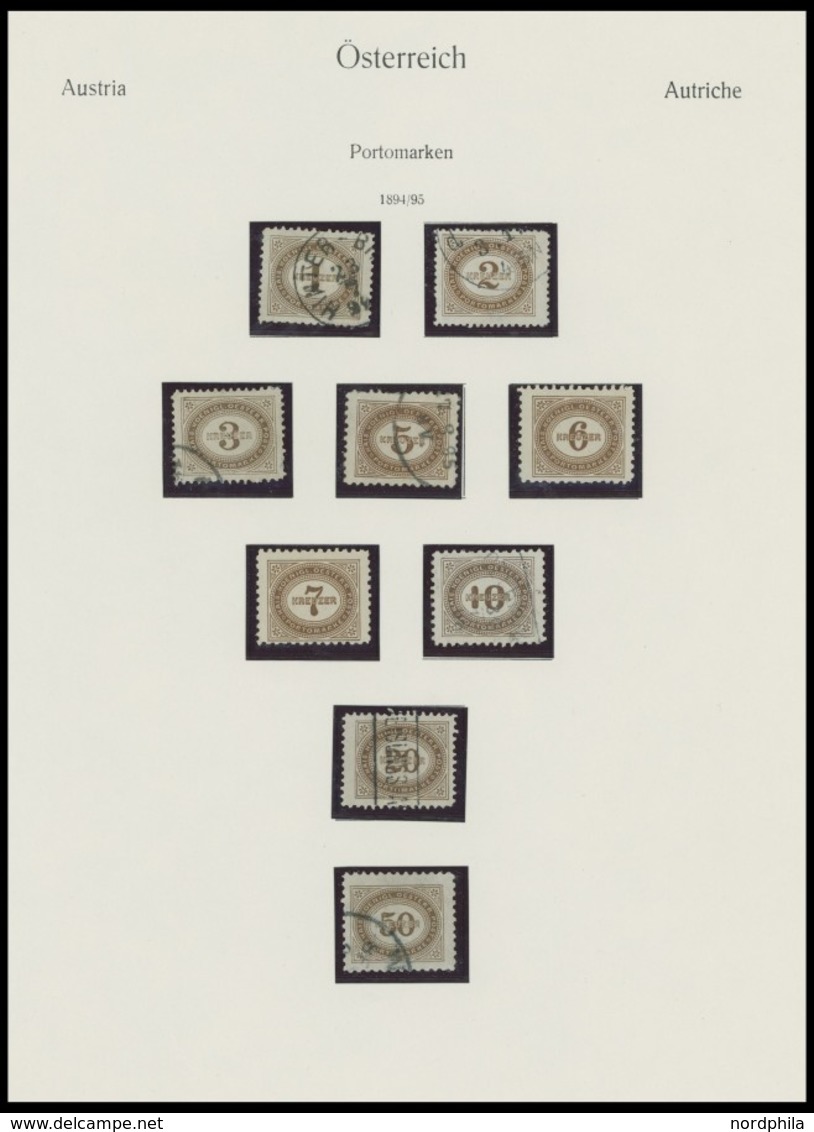 SAMMLUNGEN *,o,** , 1867-1937, Restsammlung Österreich mit noch vielen guten mittleren Werten, meist Prachterhaltung