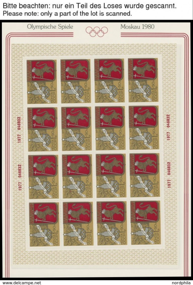 SOWJETUNION 4686-91KB **, 1977, Städte Des Goldenen Ringes I Im Postfrischen Kleinbogensatz (16), Pracht, Mi. 320.- - Otros & Sin Clasificación