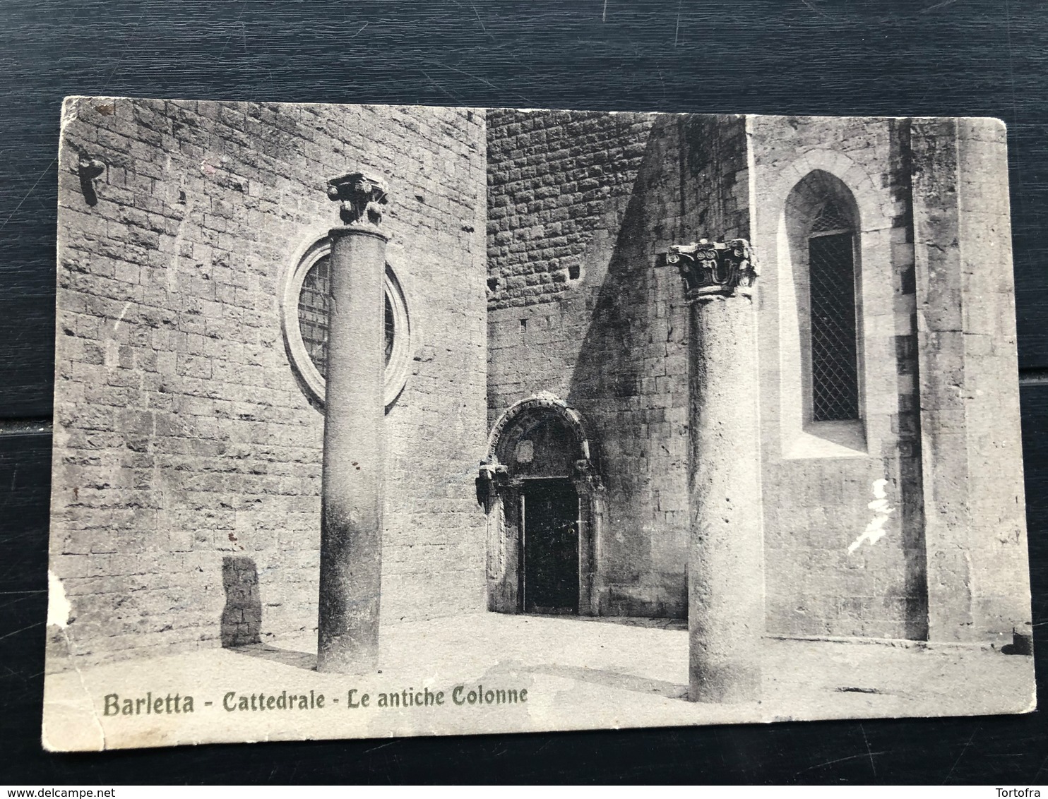 BARLETTA CATTEDRALE LE ANTICHE COLONNE  1918 - Barletta