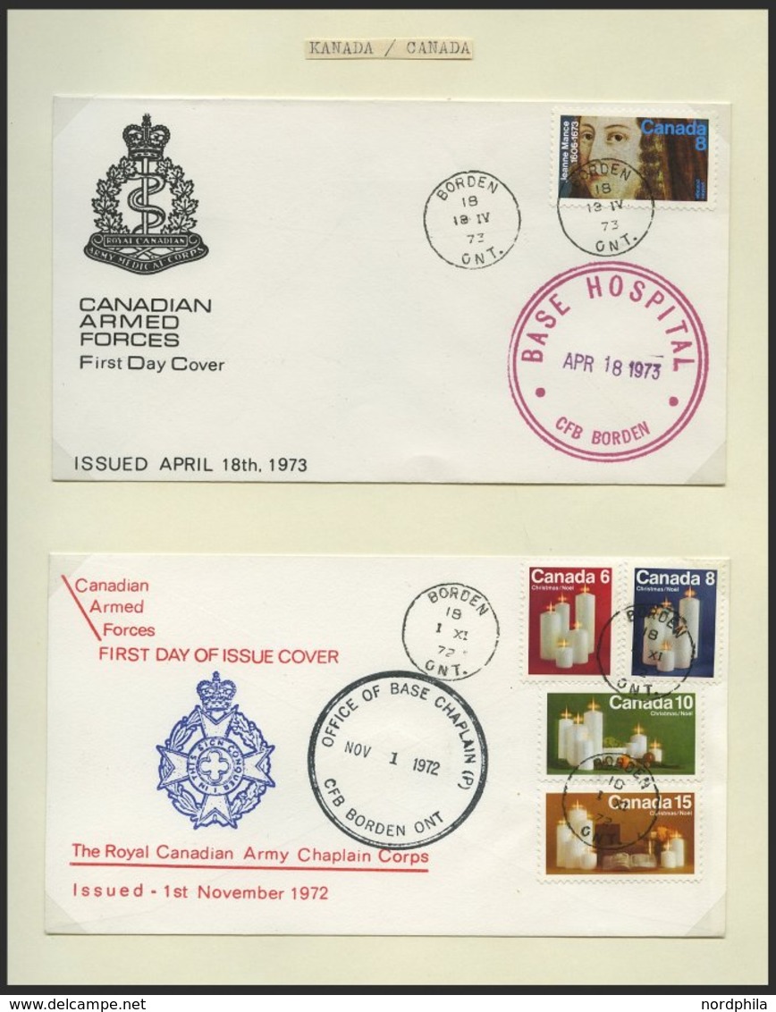 KANADA Brief,*,o, **, 1938-82, Vielseitige Interessante Sammlung Mit U.a. Ca. 110 Belegen (FDC`s, Erstflüge, Ganzsachen  - Unused Stamps