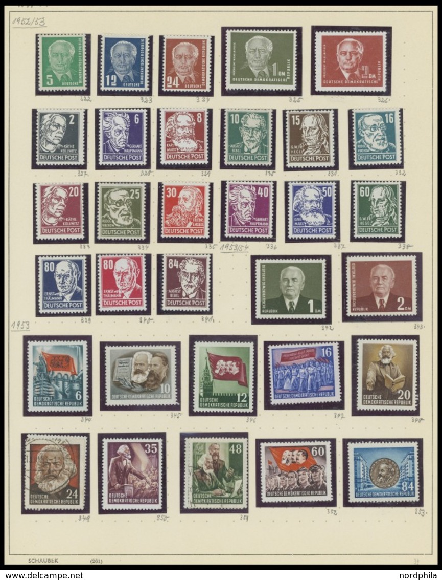 SLG., LOTS DEUTSCHLAND **,*,o , Sammlung SBZ Und DDR Bis 1988, Gemischt Gesammelt, SBZ Mit POTSCHTA **, Bl. 1t **, Großb - Colecciones