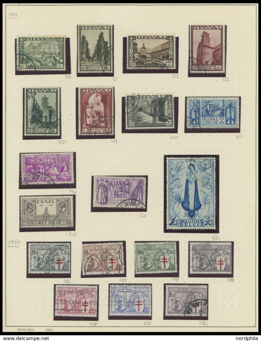 SLG., LOTS EUROPA **,*,o , Sammlung Belgien Bis Ca. 1988, Die Ersten Jahre Schwach Vertreten, Ab 1925 Mit Vielen Guten A - Otros - Europa