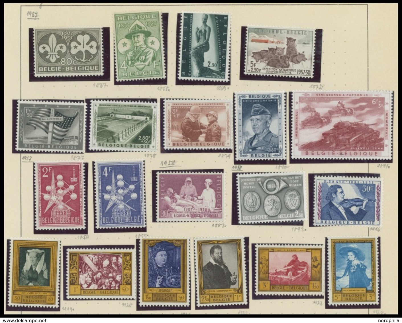 SLG., LOTS EUROPA **,*,o , Sammlung Belgien Bis Ca. 1988, Die Ersten Jahre Schwach Vertreten, Ab 1925 Mit Vielen Guten A - Europe (Other)