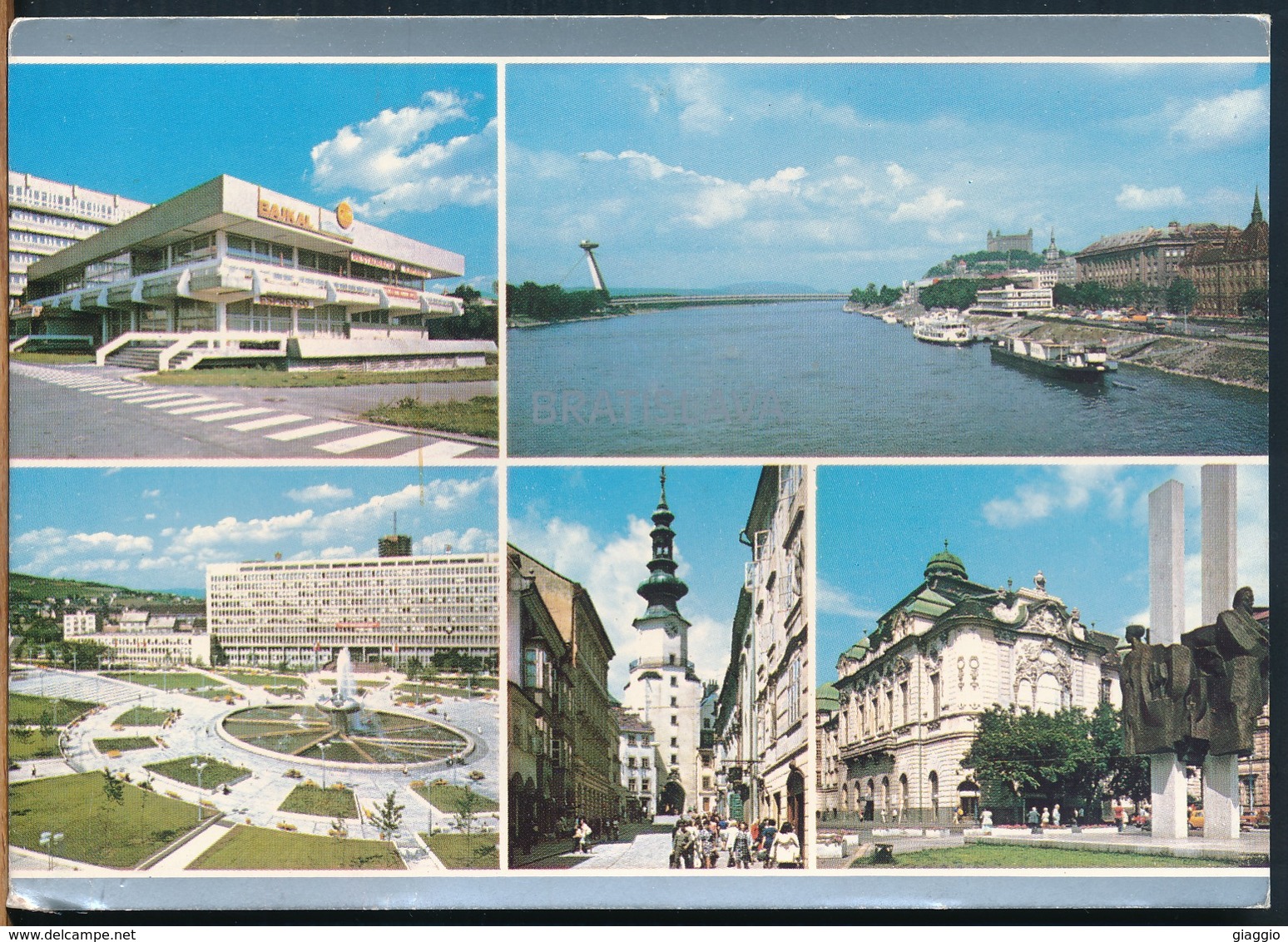 °°° 14812 - SLOVAKIA - BRATISLAVA - VIEWS - 1992 With Stamps °°° - Slovacchia