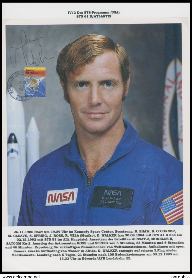 US-FLUGPOST 1981-84, 2003, Hochinteressante Und Informative Spezialsammlung Weltraum: Das STS-Programm (USA), Mit 23 Ver - Sin Clasificación