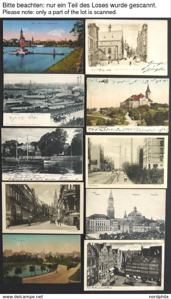 ALTE POSTKARTEN - DEUTSCH KIEL, 60 Verschiedene Ansichtskarten, Dabei Seltene Motive Und Farbige Karten - Otros & Sin Clasificación