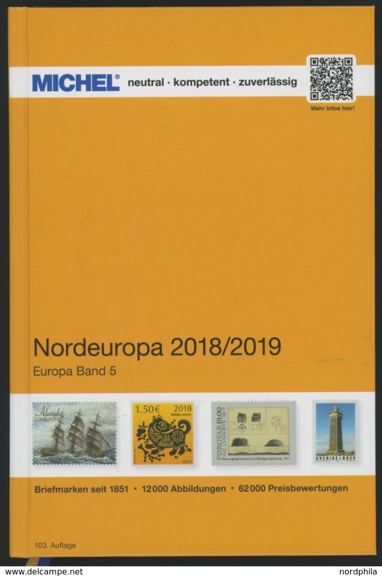 PHIL. KATALOGE Michel: Nordeuropa-Katalog 2018/2019, Band 5, Alter Verkaufspreis: EUR 72.- - Filatelia E Historia De Correos