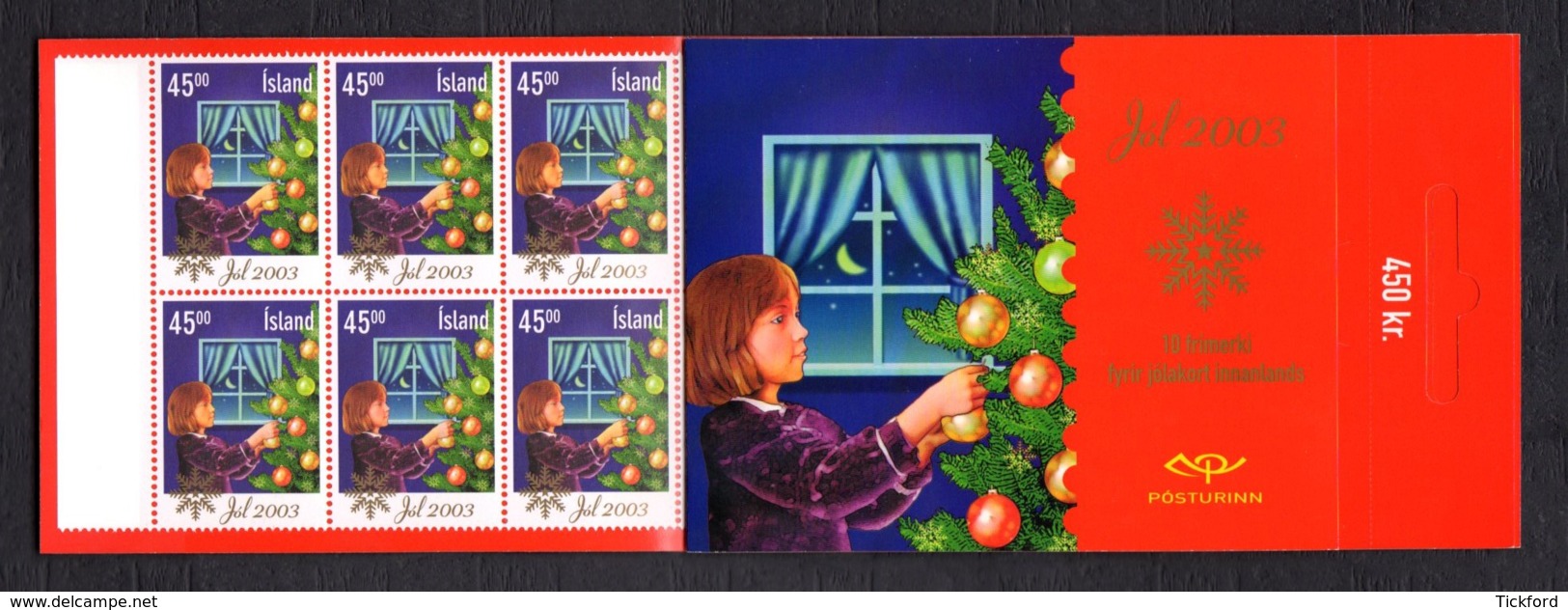 ISLANDE 2003 - Carnet Yvert C977 - Facit H70 - Booklet - NEUF** MNH - Noël - Markenheftchen