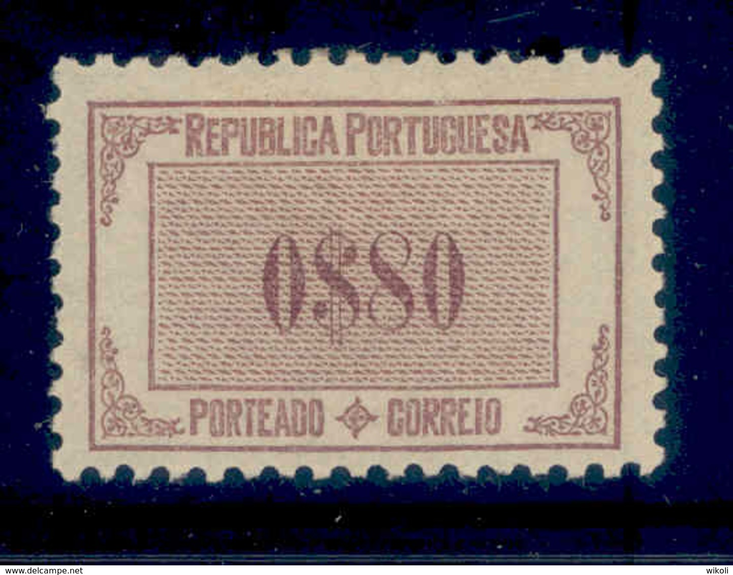 ! ! Portugal - 1932 Postage Due $80 - Af. P52 - MH - Unused Stamps