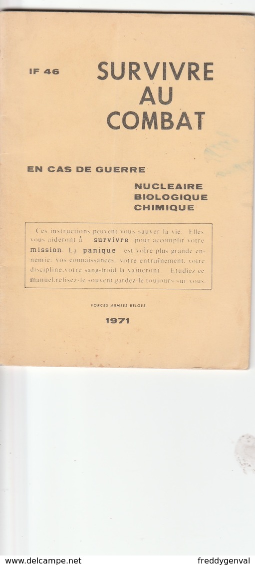 SURVIVRE AU COMBAT - Autres & Non Classés