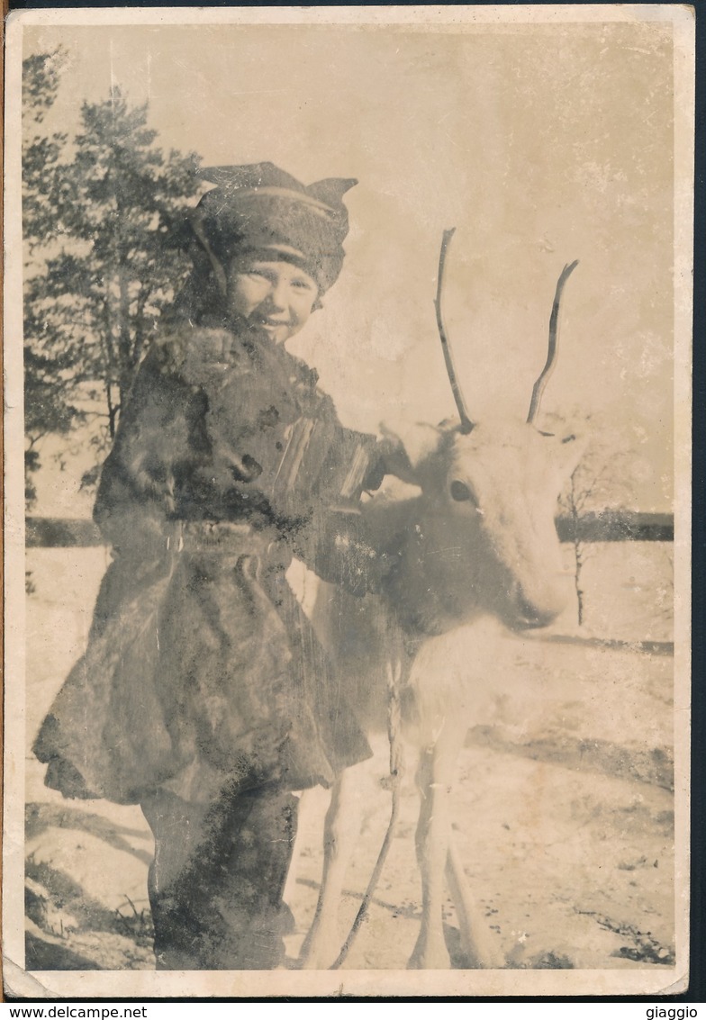 °°° 14816 - FINLAND - POROPOIKA THE REINDEER BOY - 1955 °°° - Finlandia