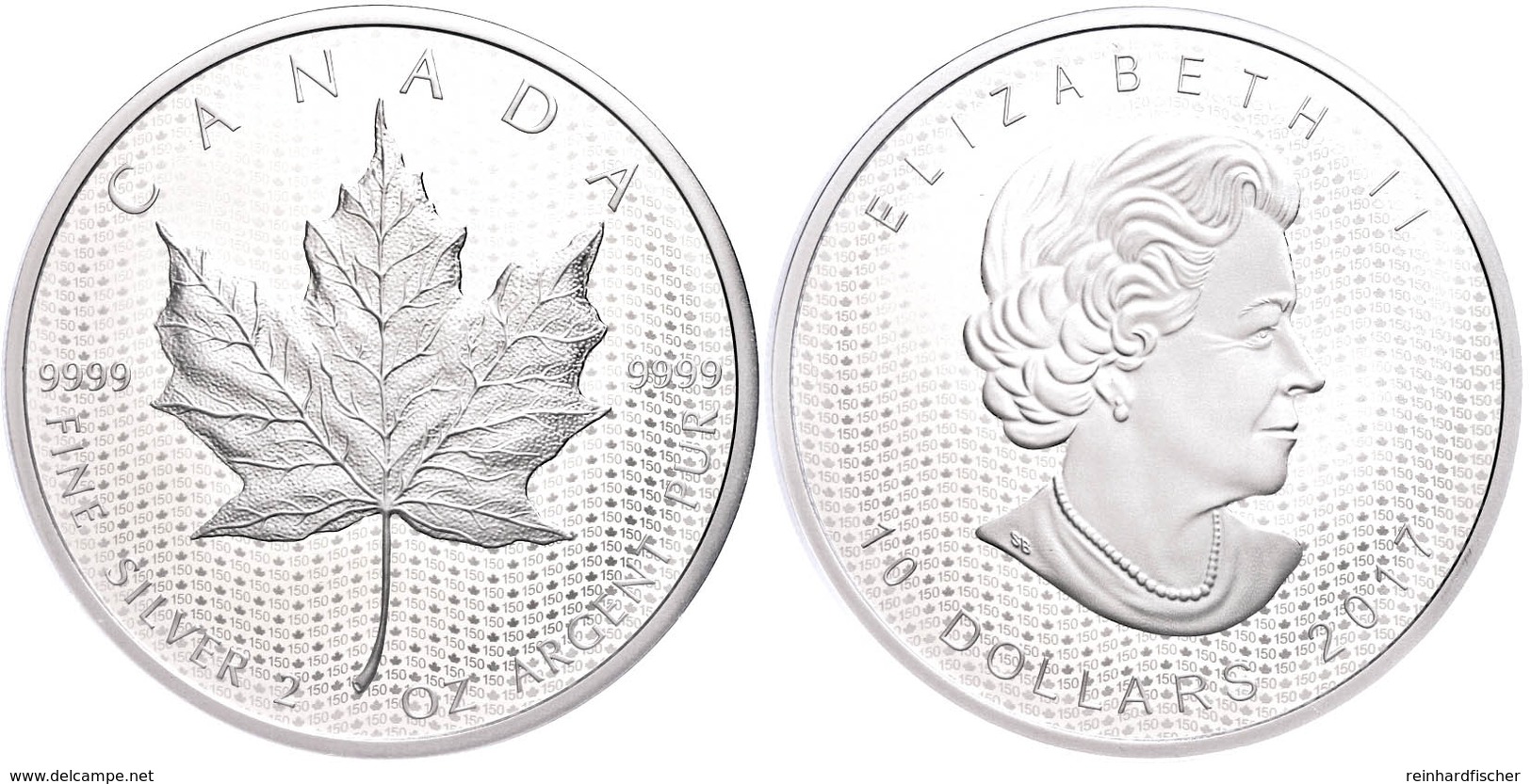 10 Dollars, 2017, Iconic Maple Leaf, In Slab Der NGC Mit Der Bewertung PF70 Matte, Early Released Canada Label. - Canada