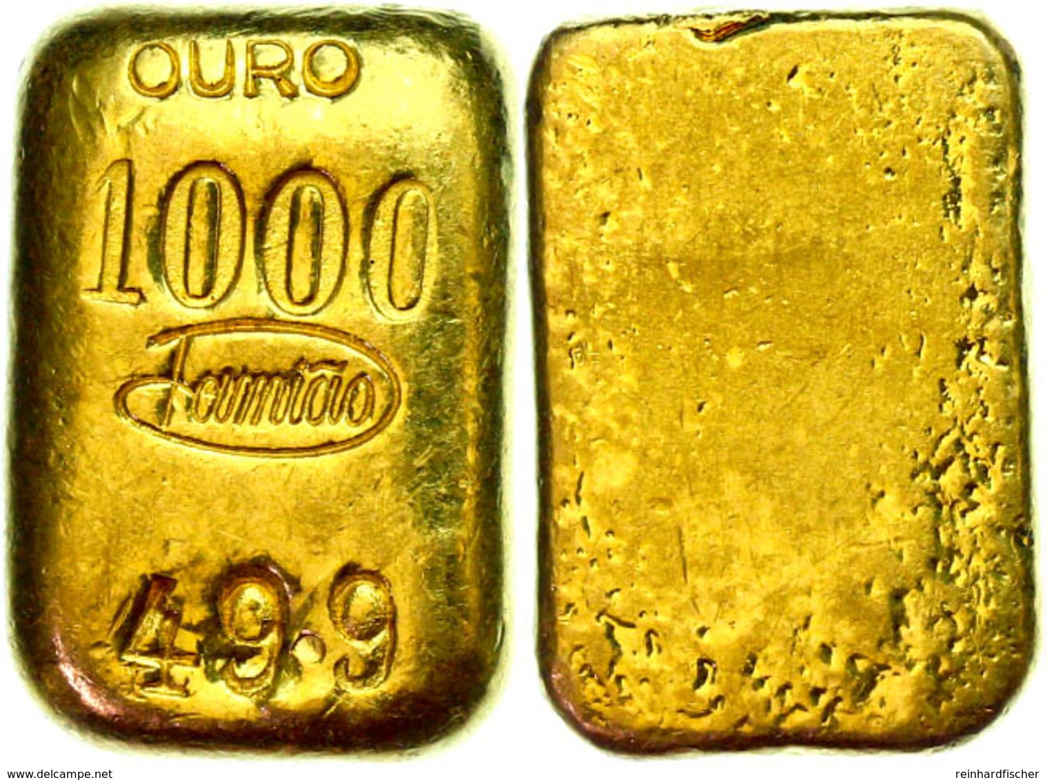 49,90g Goldbarren Der Firma Famiao, Kleine Kratzer. - Portugal