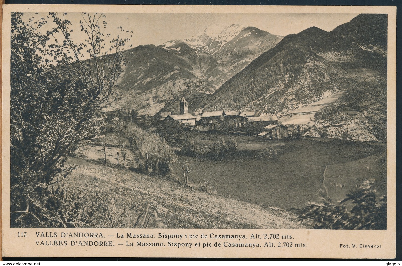 °°° 14823 - ANDORRA - LA MASSANA - SISPONY I PIC DE CASAMANYA °°° - Andorra