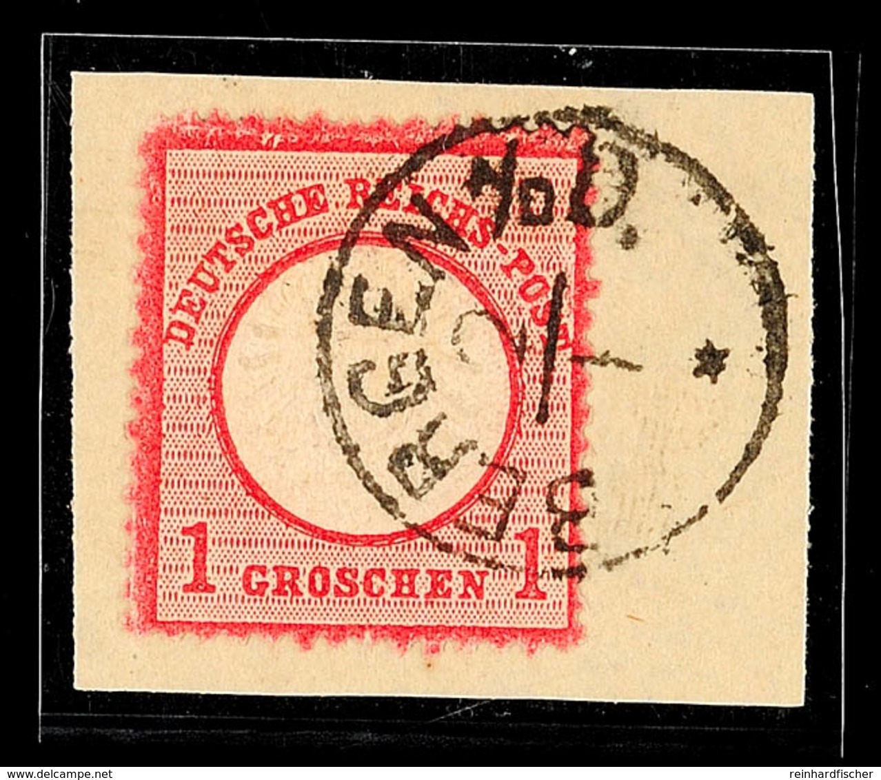 "BERGEN A./D.D." - K1, Klar Und Vollständig Auf DR 1 Gr. Kleiner Schild Auf Briefstück, Tadellos, Katalog: DR 4 BS - Hanover