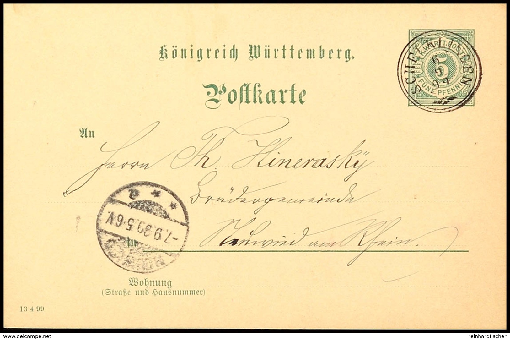 "SCHELKLINGEN 6 9 97" - K3, Auf GS-Postkarte 5 Pfg Nach Neuwied, Katalog: P37 BF - Andere & Zonder Classificatie