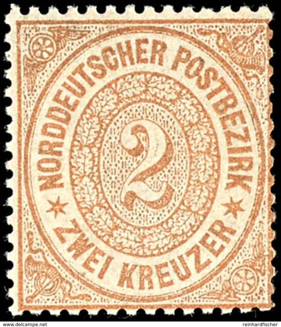 2 Kreuzer Orange, Farbfrisches Kabinettstück, Tadellos Ungebraucht, Katalog: 20 * - Other & Unclassified